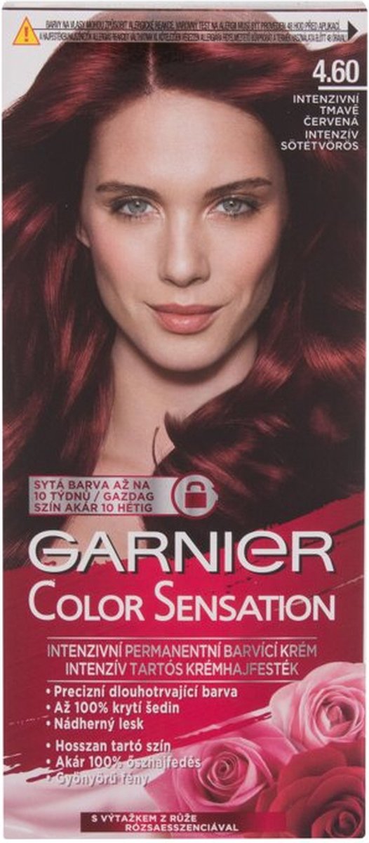 Garnier - Color Sensational Intense Permanent Colour Cream 4.60 Ruby Red