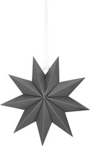 Springos Kerst Ster - Papier - Opvouwbaar - 30 cm - Grijs