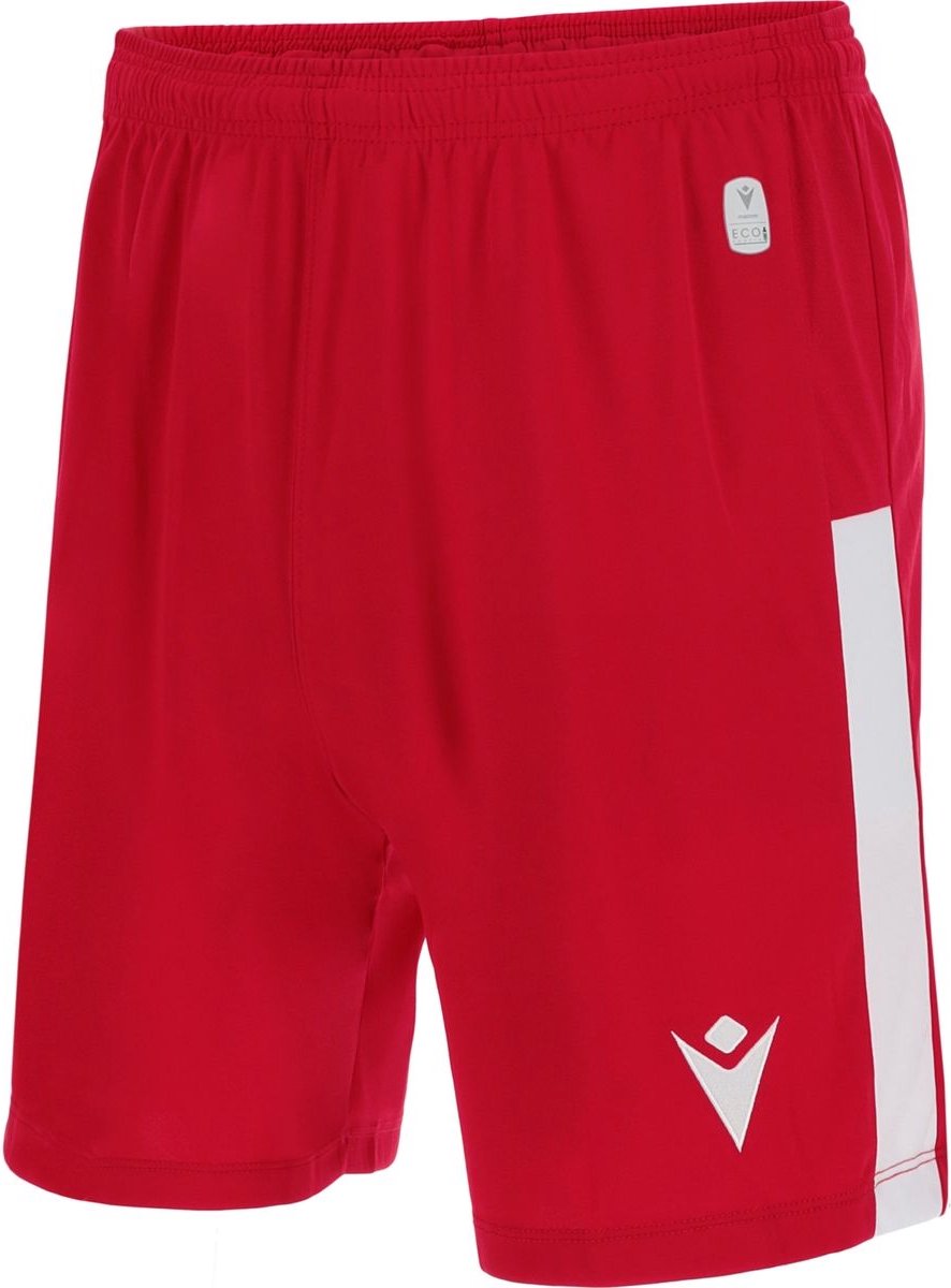 Macron Skara Short Kinderen - Rood / Wit | Maat: 116