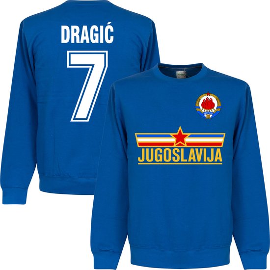 Joegoslavië Dragic 7Team Sweater - Blauw - 3XL