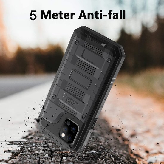 YUECXIN Hoesje voor Samsung Galaxy A17 5G/4G, Ingebouwde Schermbeschermer, Robuuste 360° Full