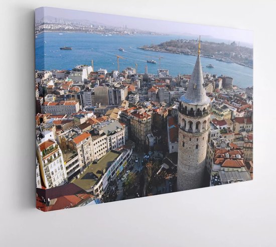 Istanbul, cultuur en historische hoofdstad van Turkije. Luchtfoto van bovenaf. - Moderne kunst canvas - 1776989315 - 115*75 Horizontal