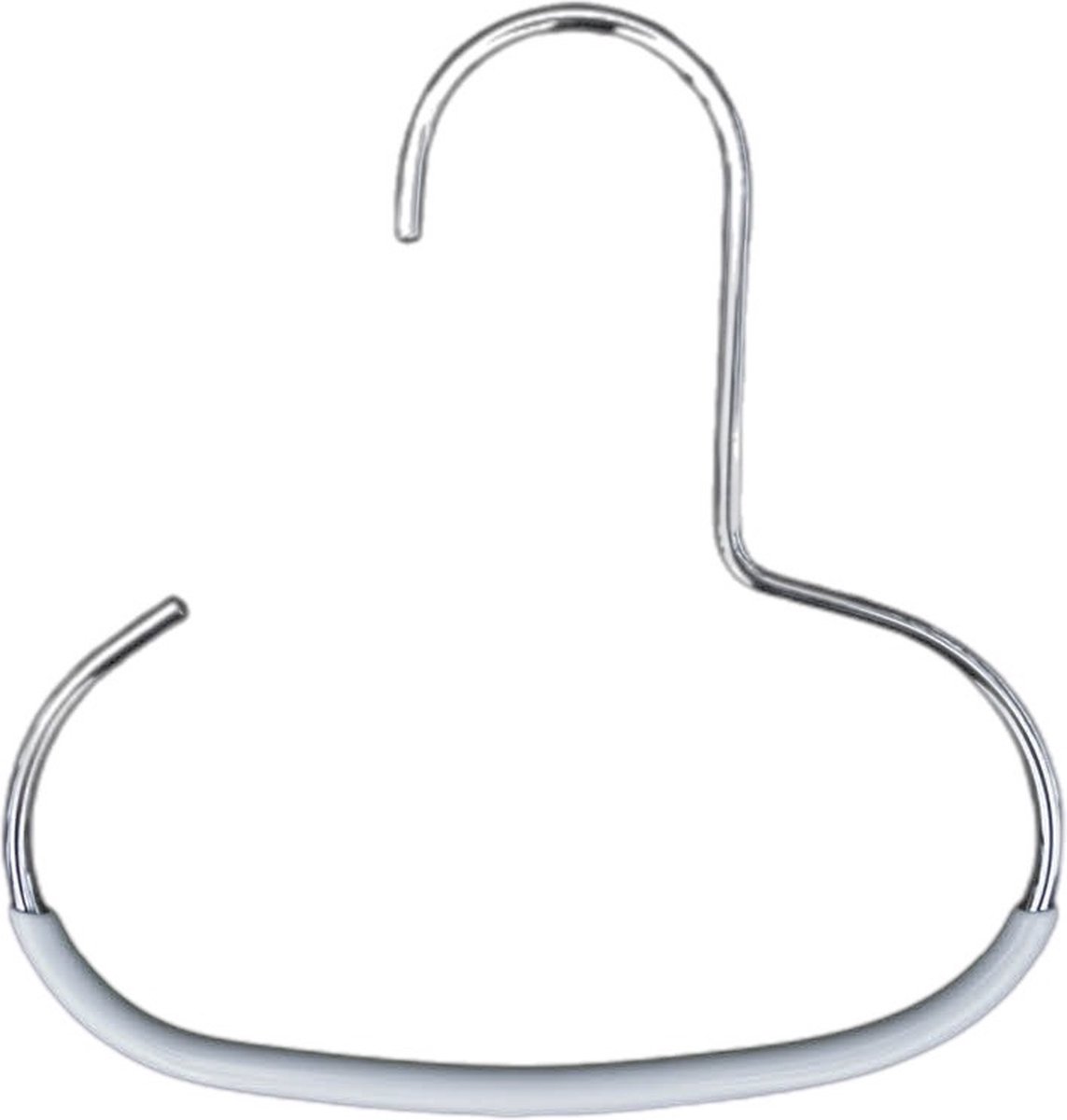 TopHangers [Set van 3] - Praktische metalen accessoire hanger voor sjaals / stropdassen / petten / sieraden / riemen met zilveren anti-slip coating | Gecertificeerd als 'Ecofriendly' en 'Skinfriendly' | 'Mawa G1'