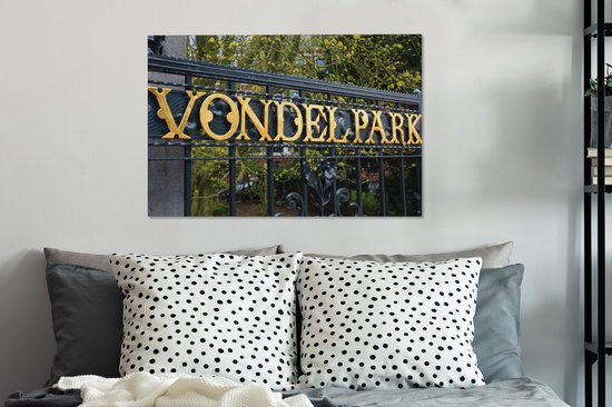Vondelpark à Amsterdam 60x40 cm - Tirage photo sur toile (Décoration murale salon / chambre)