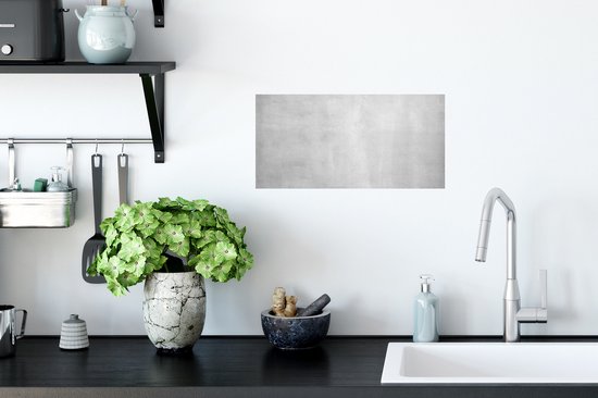 Stickers muraux - Film autocollant - Béton - Grijs - Ciment - Industriel - Structure - 40x20 cm - Film adhésif - Stickers muraux Chambre d'enfant - Papier peint autocollant