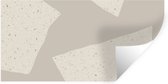 Muurstickers - Sticker Folie - Terrazzo - Abstract - Pastel - Patronen - 120x60 cm - Plakfolie - Muurstickers Kinderkamer - Zelfklevend Behang - Zelfklevend behangpapier - Stickerfolie
