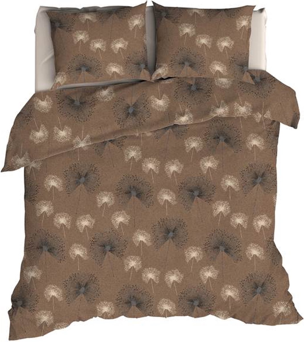 Romanette Tramonti Dekbedovertrek - Tweepersoons - 200x200/220 cm - Taupe