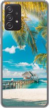 Coque Samsung Galaxy A33 5G - Tropical - Plage - Palmier - Coque de téléphone en Siliconen