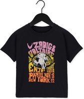 Zadig & Voltaire X15357 Tops & T-shirts Meisjes - Shirt - Zwart - Maat 128