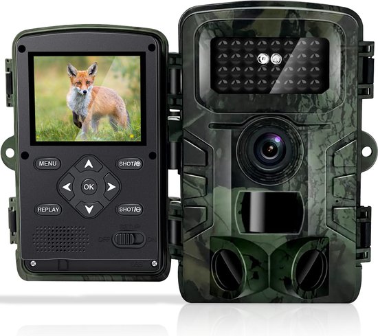 Strex Wildcamera met Nachtzicht - 16MP 1080P Full HD - Waterdicht -  Jachtcamera - Wild... | bol.com
