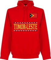 Timor-Leste Team Hoodie - Rood - S