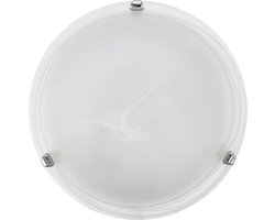 EGLO Salome Plafond- en Wandlamp - E27 - Ø 30 cm - Grijs/Wit