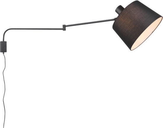 Wandlamp TRIO Leuchten Baldo - Zwart
