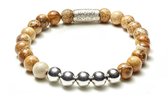 Rebel and Rose More Balls than Most Woodstock Silver Armband RR-80005-S-19 (19.00 cm)
