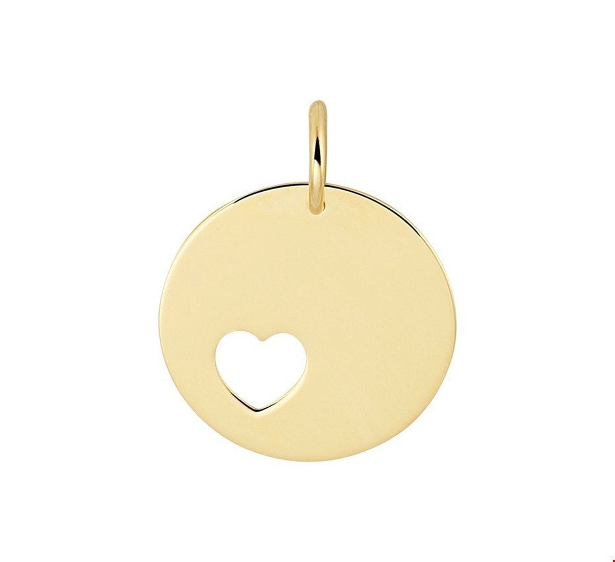 Geelgouden Graveerhanger hart 4021116