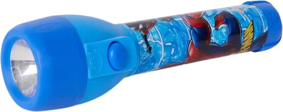 Lampe de poche Spiderman - Blauw - Lampe LED - Lumière - 15,7 cm - 3+ | bol
