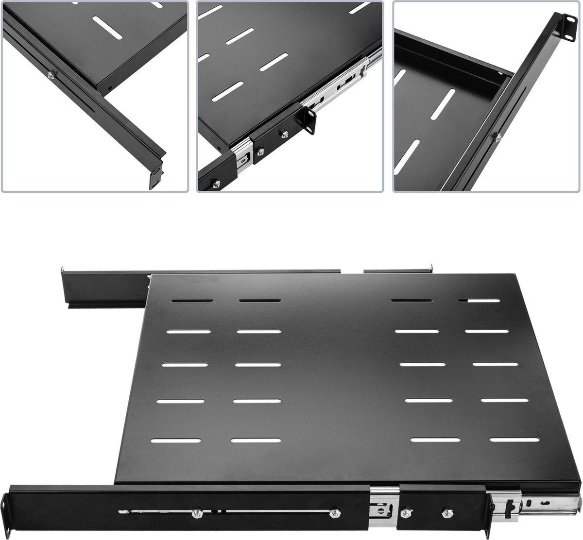 Kit De 2 Rails En L Pour Rack 19'' Profondeur 800mm - Accessoire Baie Informatique