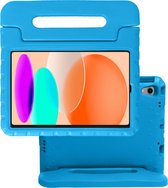 Hoesje Geschikt voor iPad 2022 Hoesje Kinderhoes Shockproof Hoes Kids Case - Blauw