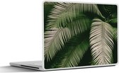 Laptop sticker - 13.3 inch - Palmbladeren - Zomer - Tropisch - 31x22,5cm - Laptopstickers - Laptop skin - Cover