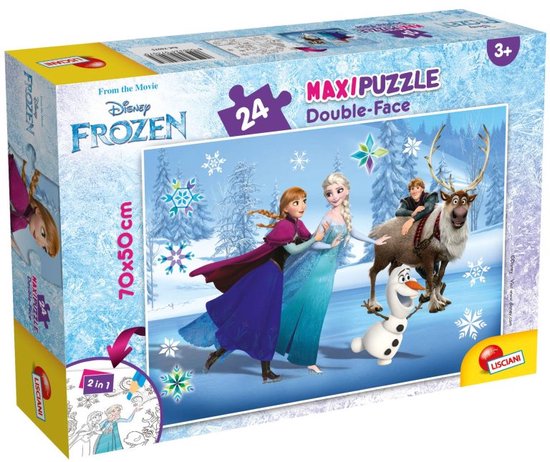 Lisciani Disney Puzzle Df Supermaxi 24 Frozen Jeu de puzzle 24 pièce(s) Dessins animés