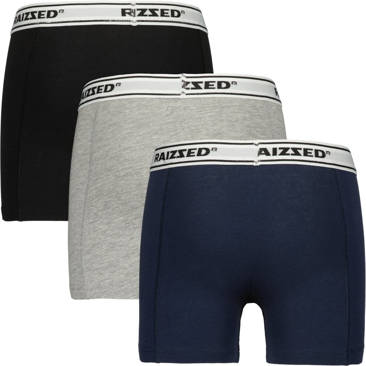 boxershorts jongens 5-pack blauw grijs combi - Little Label