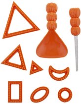 Halloween 5x Pompoen uitsnijden set - Halloween pompoenen DIY gereedschap - Pompoenen snijden