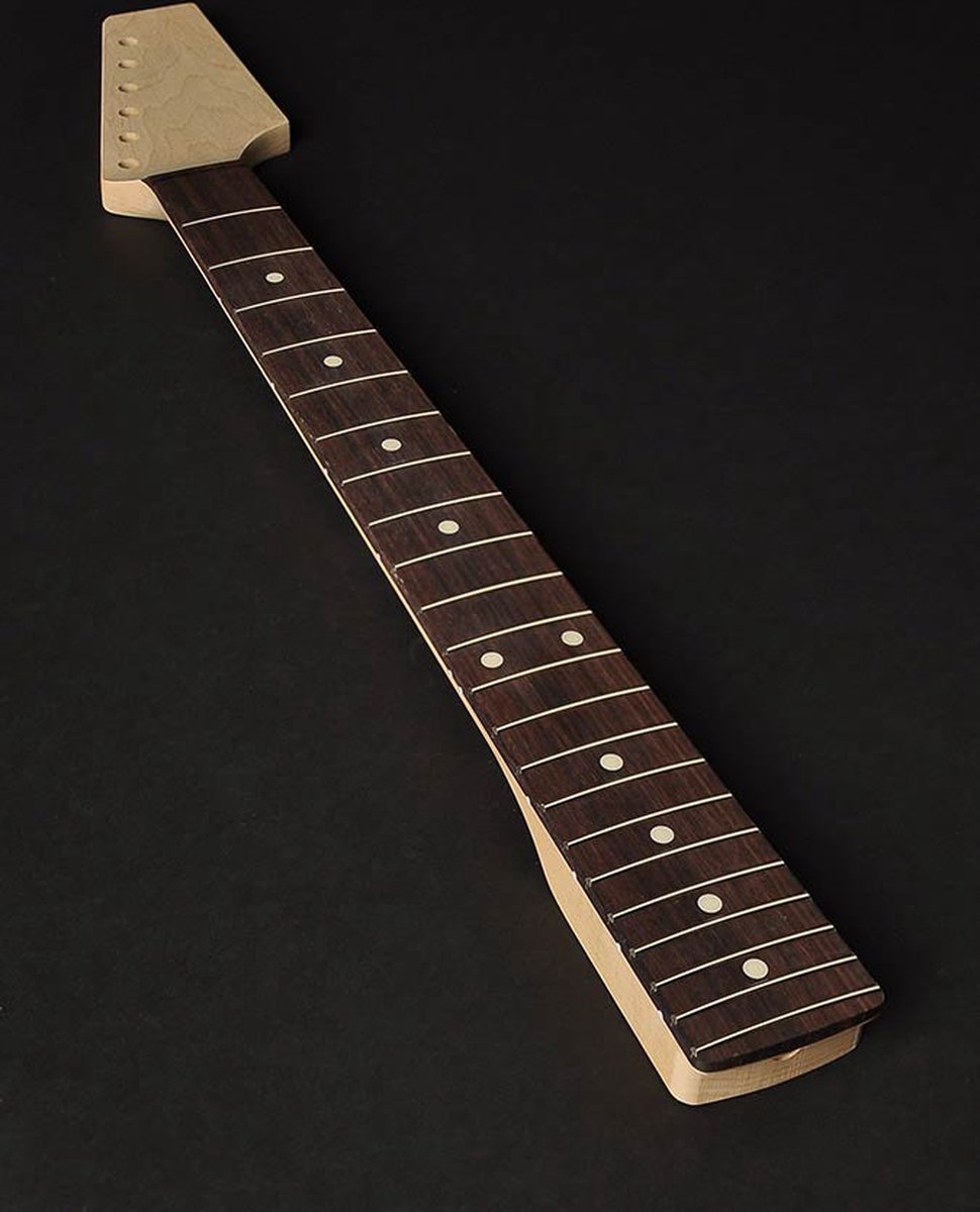 Gitaarhals Boston stratocaster contemporary neck japan maple/rosewood half paddel 9,5