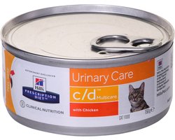 Hill'S - prescription diet feline c / d minced - 1 stuk