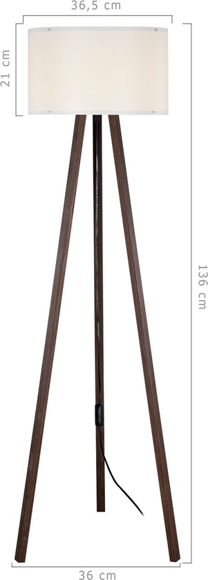 Housecraft Martine Booglamp/ Staande lamp Zwart | Leen Bakker