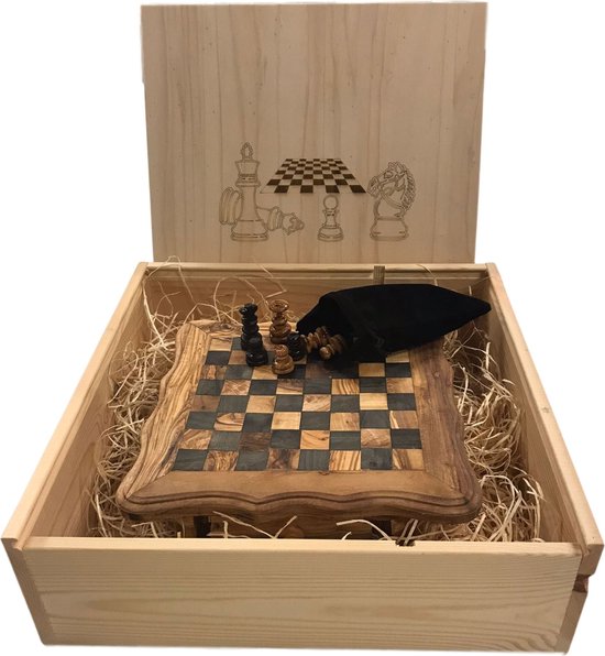 Afbeelding van het spel Schaakbord met Geschenkverpakking