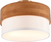 Trio leuchten - LED Plafondlamp - Plafondverlichting - E14 Fitting - 2-lichts - Rond - Nikkel/Wit - Aluminium