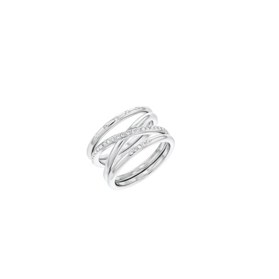 Calvin Klein Dames Ring Staal Kristal
