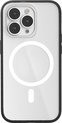 Woodcessories Clear Case Bio MagSafe - geschikt voor iPhone 14 Pro - gemaakt van bio-materialen - geschikt voor MagSafe en draadloos laden - Black-matte