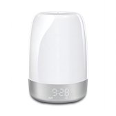 Bol.com Somstyle Wake Up Light – Slaapwekker met Natuurlijke Geluiden - 6 LED Kleuren - Wit aanbieding