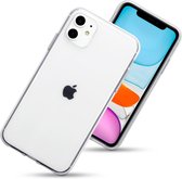 iPhone 11 telefoonhoesje - gel case - volledig doorzichtig - GSM Hoesje - Telefoonhoesje Geschikt Voor Apple iPhone 11