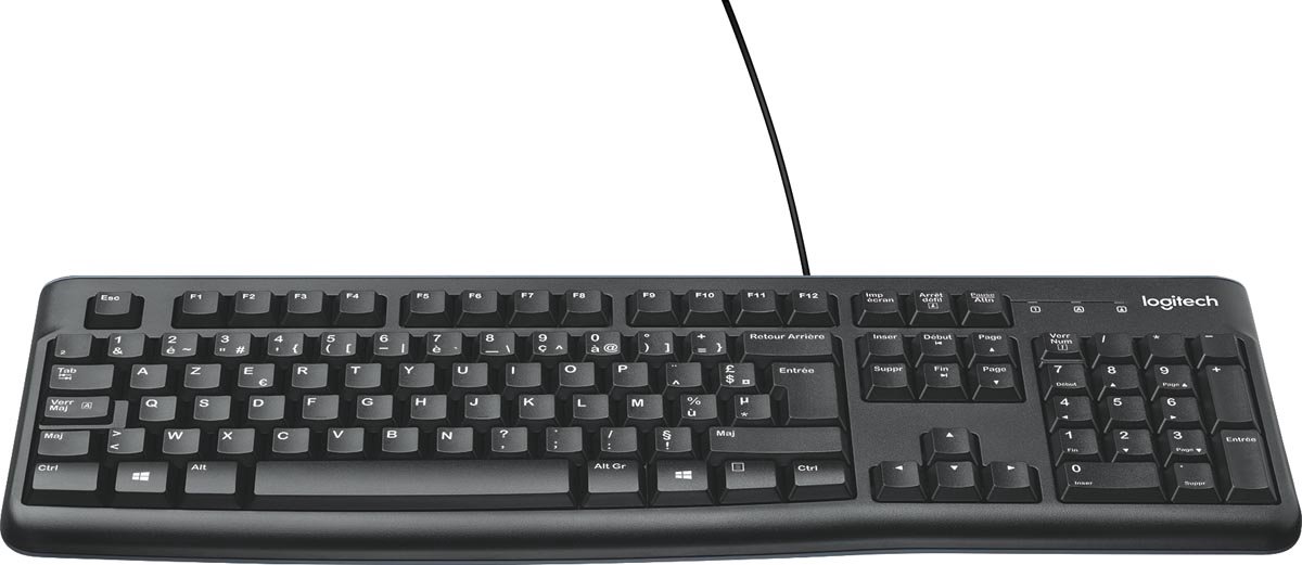 Trust Primo clavier Souris incluse USB AZERTY Belge Noir