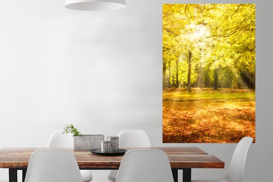 Affiche Arbre - Nature - Soleil - Paysage - Forêt - 80x120 cm