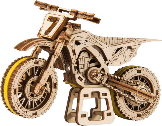 WOODEN.CITY MOTOCROSS 3D-puzzel 88 stuk(s)