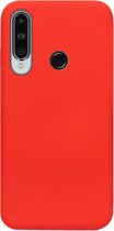 ADEL Siliconen Back Cover Softcase Hoesje Geschikt voor Huawei Y6p - Rood