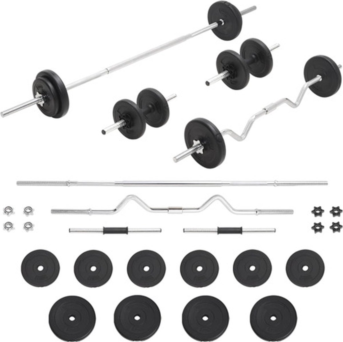 vidaXL - Halterset - 30 - kg
