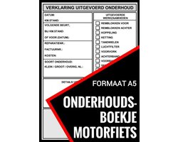 Onderhoudsboekje Motorfiets - Universeel Reparatie Boek