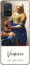 Coque Samsung Galaxy A51 - Art - Melkmeisje - Vermeer - Siliconen