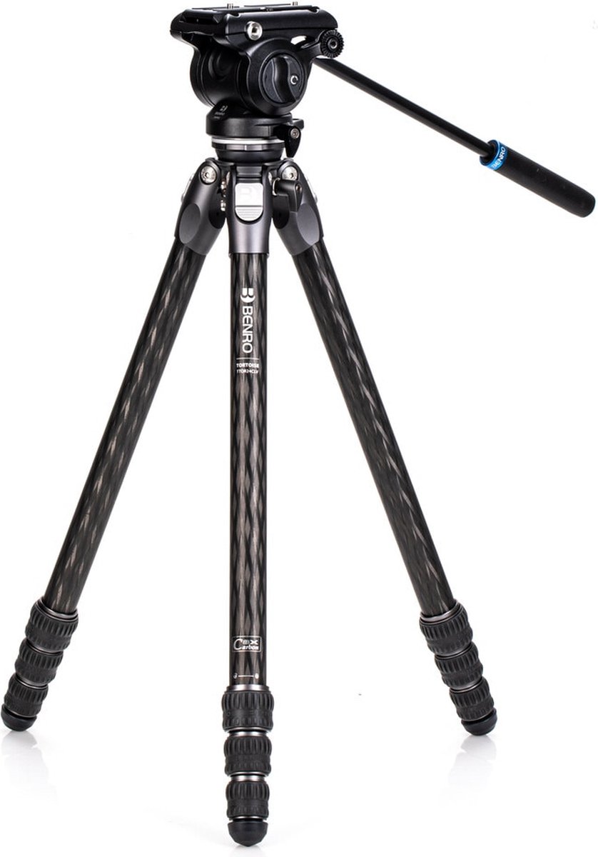 Benro Tortoise 24CLV+S4PRO Reisstatief - Lichtgewicht en Stabiel