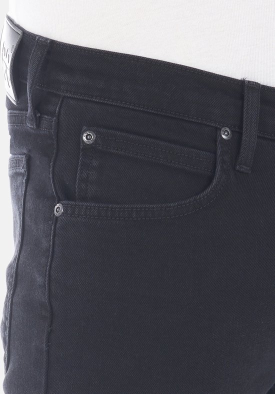 Lee Heren Jeans Broeken Luke Slim Tapered tapered Fit Zwart Volwassenen Denim Jeansbroek