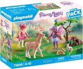 Bol.com PLAYMOBIL Starter Packs Feeën met bosdieren 71800 aanbieding