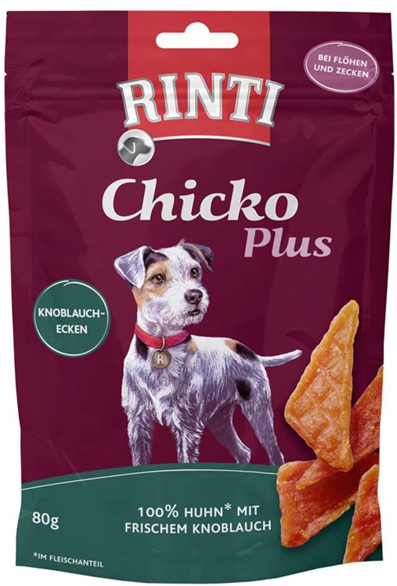 Rinti - Extra Snack Chicko knoflook partjes - 12x80g
