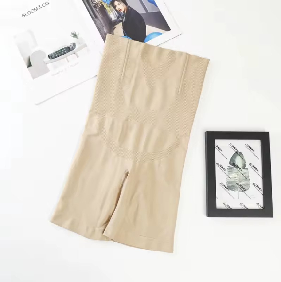 CHPN Shapewear - Corrigerend ondergoed - High-Waist - Met korte pijpjes - Beige - Corrigerend ondergoed - Shape wear - Shapen - Boxtershort - Corrigerend ondergoed met korte pijpjes