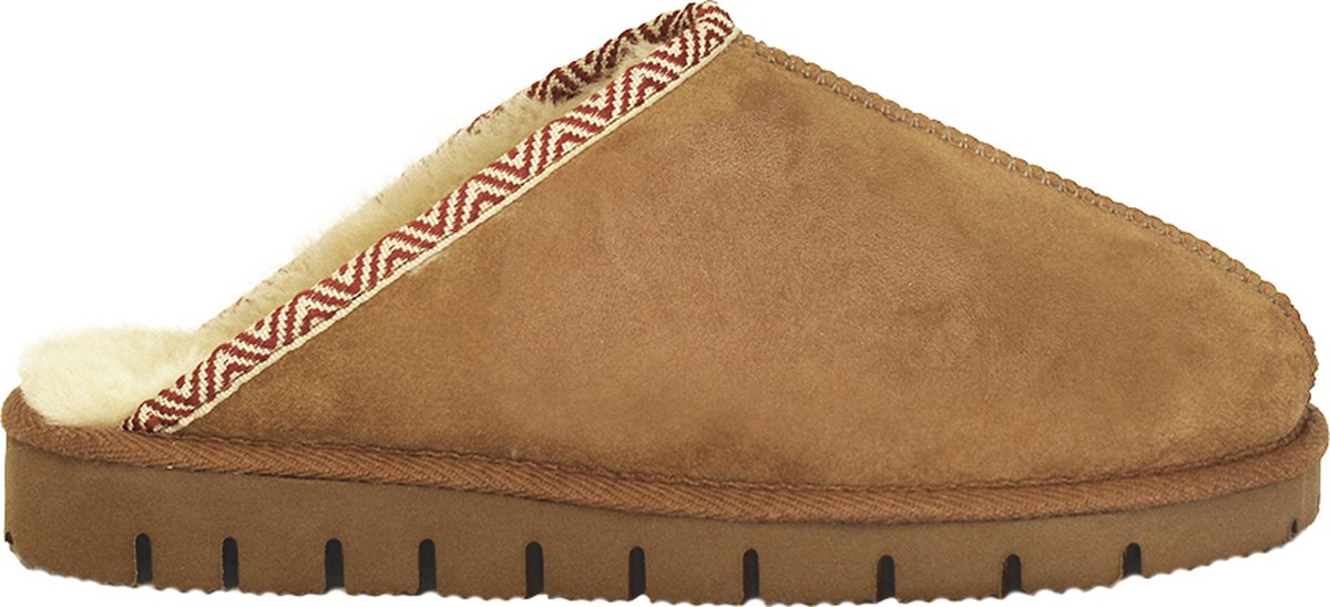 Texelana Premium |wollen sloffen open pantoffel| schapenvacht Edge |44