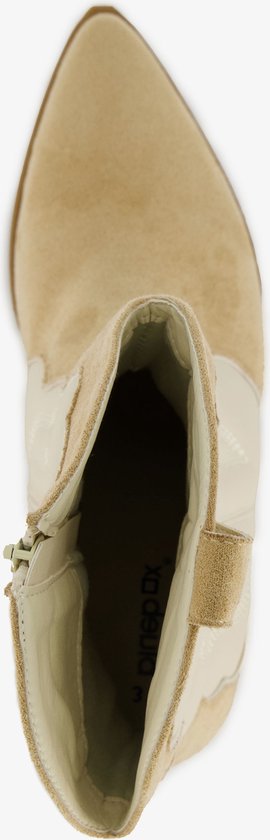 Blue Box Bottes Western De Cowboy Pour Femme Beige Blanc - Taille 40