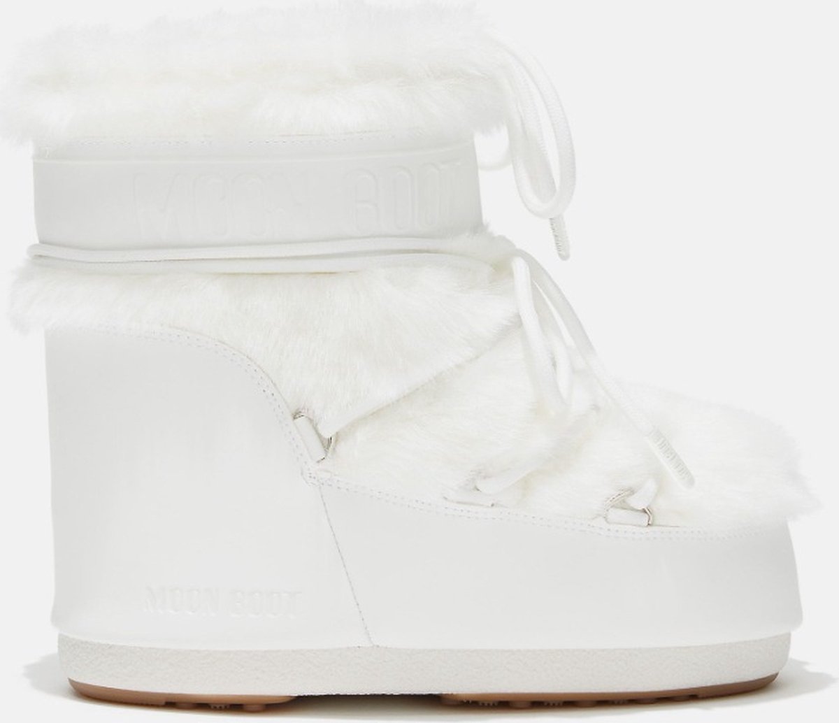 Moon Boot ICON LOW WHITE FAUX Thermoboots Snowboots Sneeuwlaarzen Wit 39-41 (8059791060443)